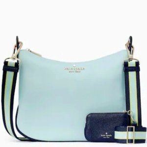 KATE SPADE KA799 ROSIE COLORBLOCK PEBBLED CROSSBODY, TURQUOISE,